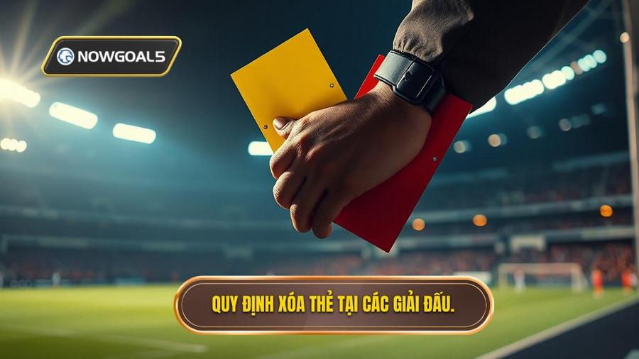 3. Quy định xóa thẻ tại các giải đấu.