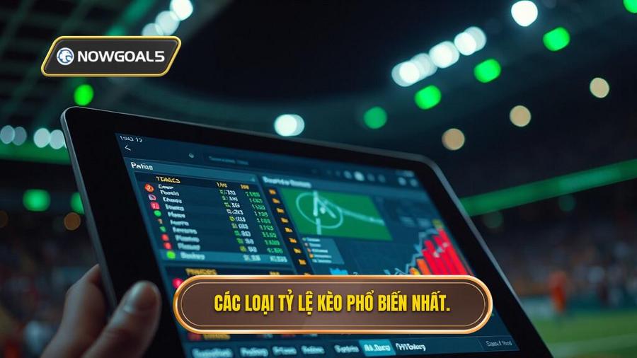 Các loại tỷ lệ kèo tối nay phổ biến nhất